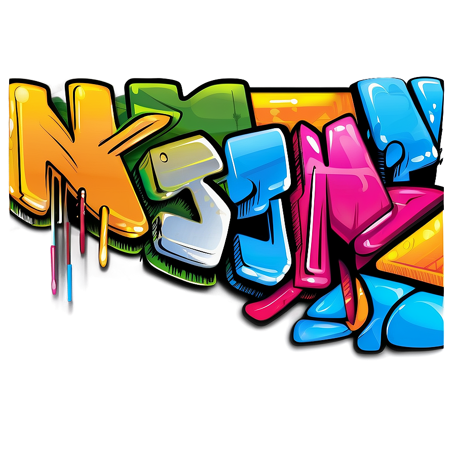 Colorful Graffiti Png 18