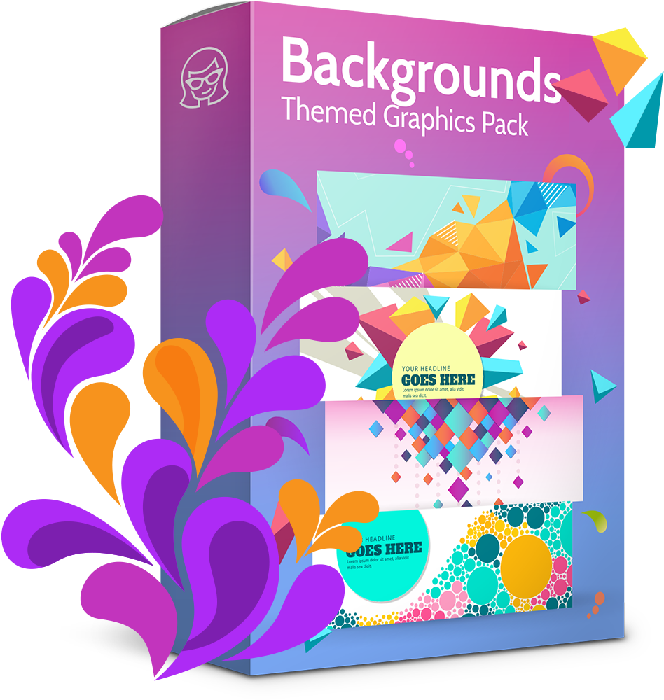 Colorful Graphics Pack Box Design