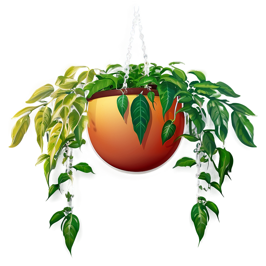 Colorful Hanging Plant Png 05252024