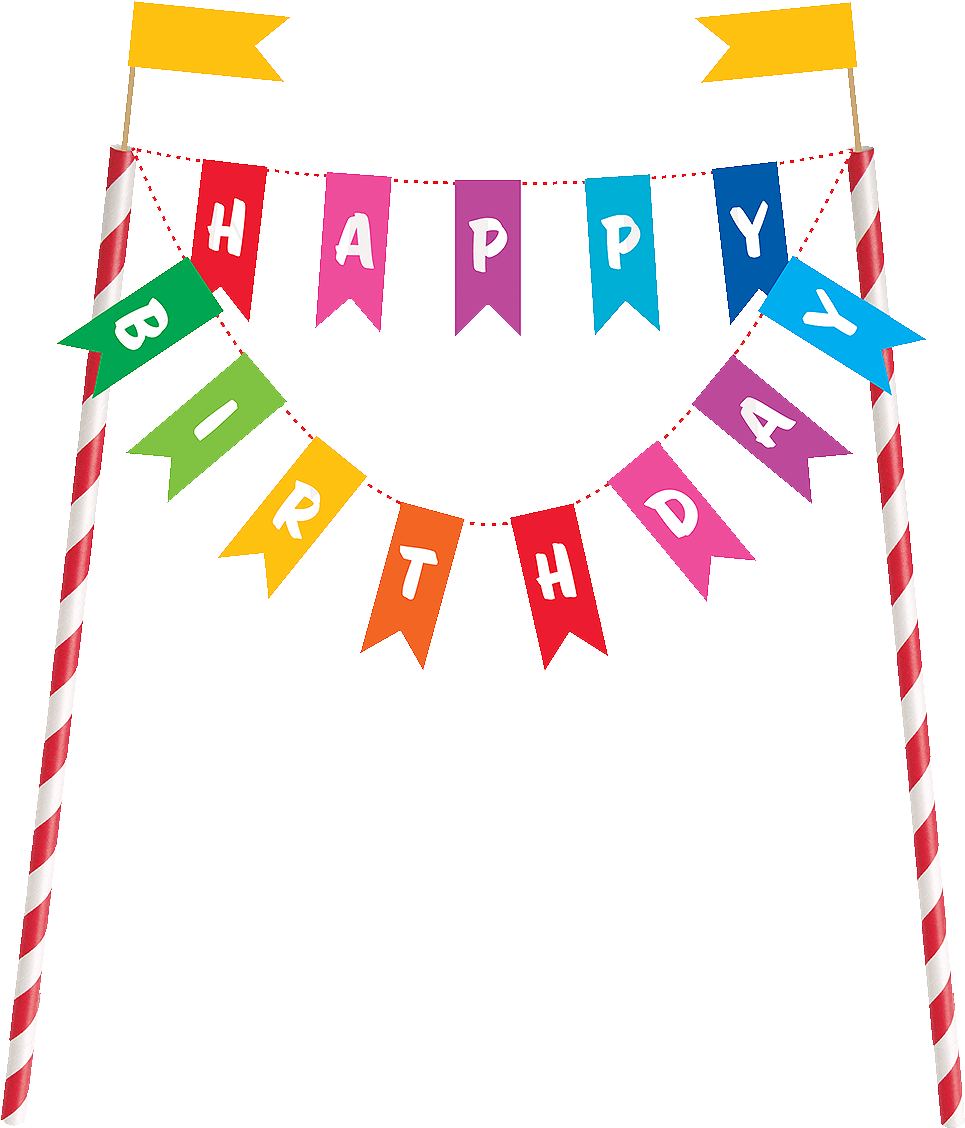 Colorful Happy Birthday Banner