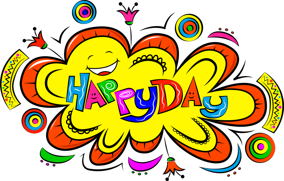 Colorful Happy Day Illustration