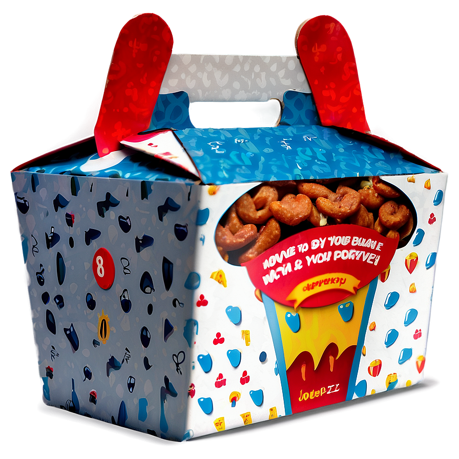 Colorful Happy Meal Box Illustration Png 06212024