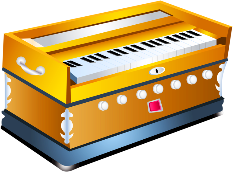 Colorful Harmonium Illustration.png