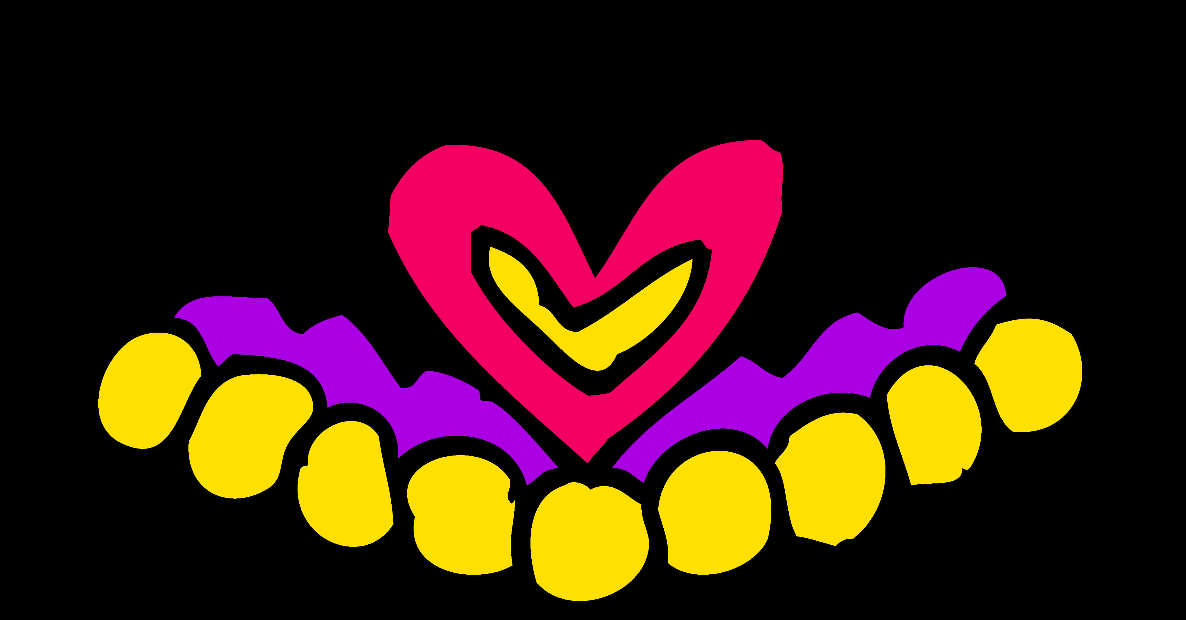 Colorful Heart Princess Crown