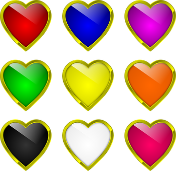 Colorful Hearts Collection