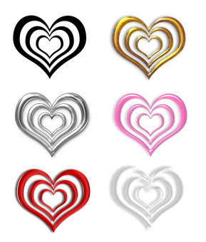 Colorful Hearts Collection