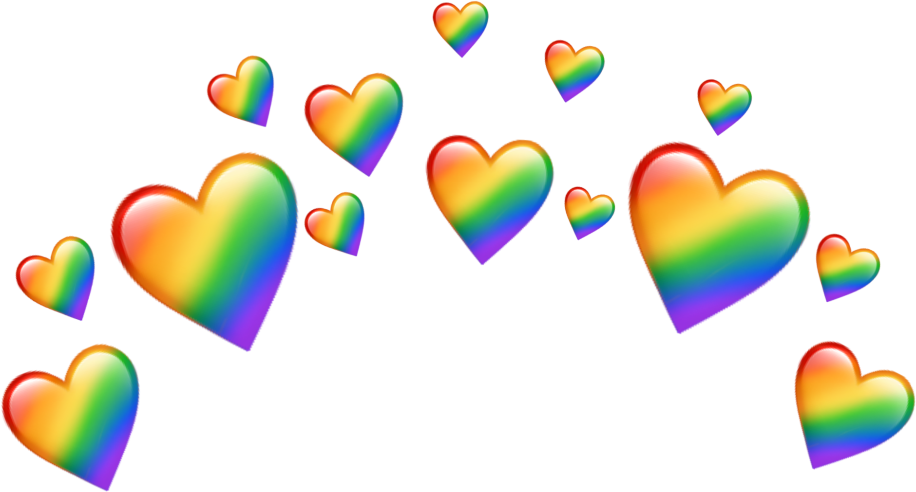 Colorful Hearts Pattern