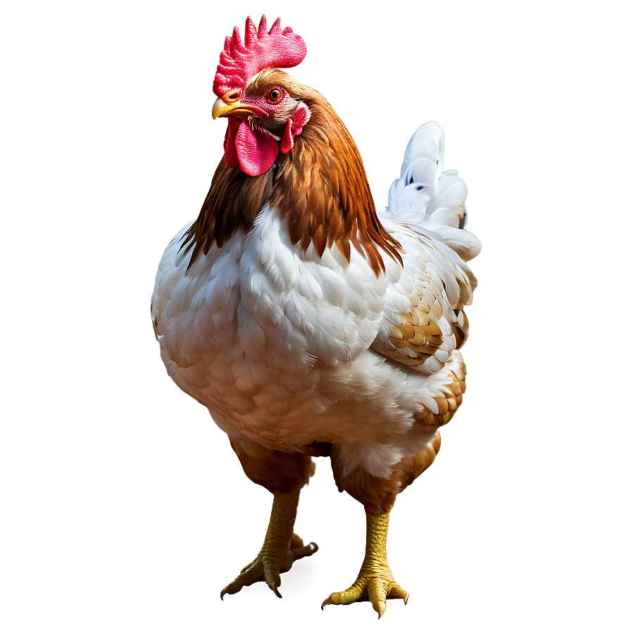 Colorful Hen Art Png 24