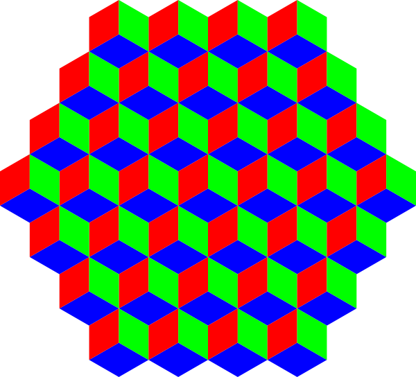 Colorful Hexagon Pattern