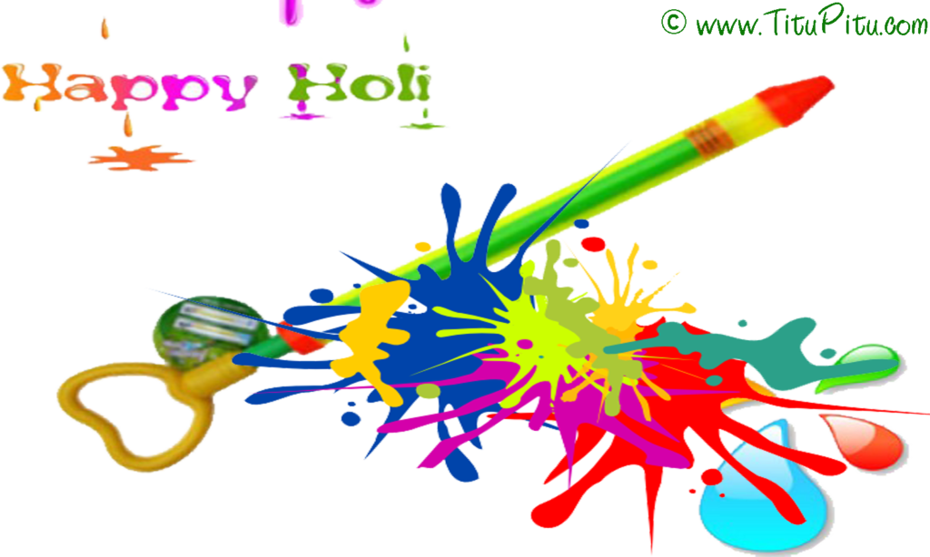 Colorful Holi Celebration Greeting