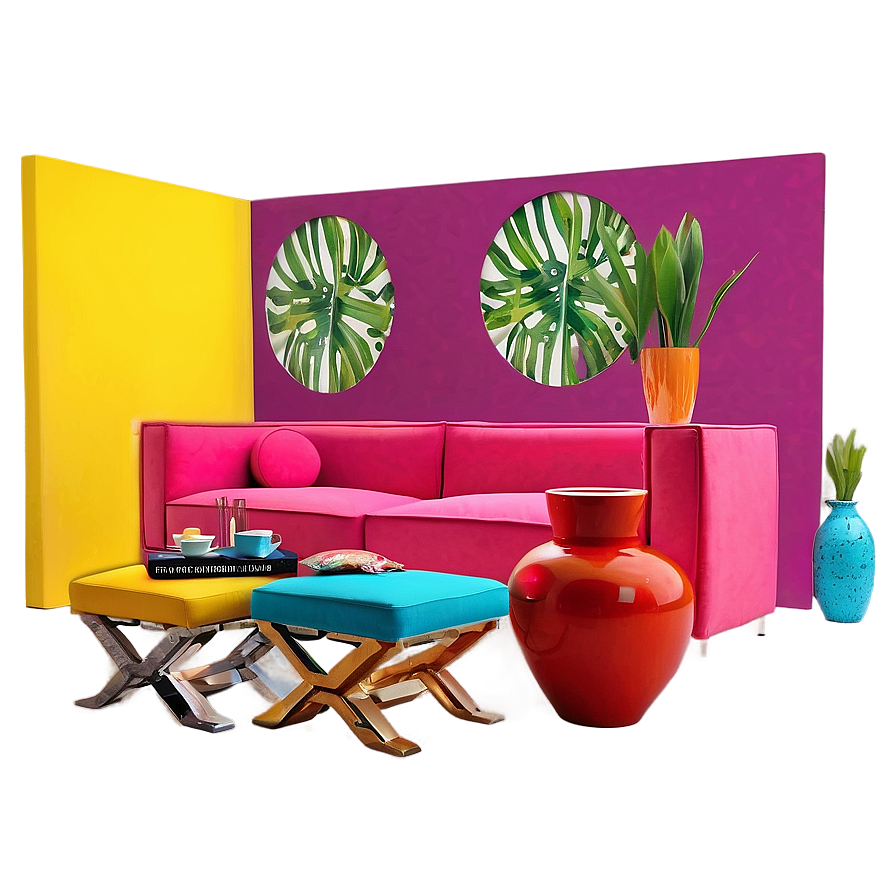 Colorful Home Decor Png 06292024