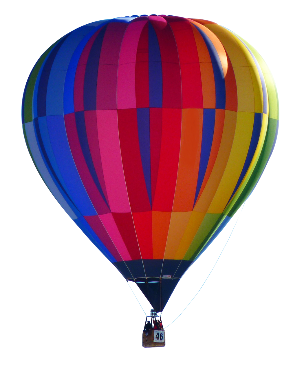 Colorful Hot Air Balloonin Sky