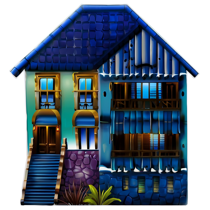 Colorful House Icon Png Uco