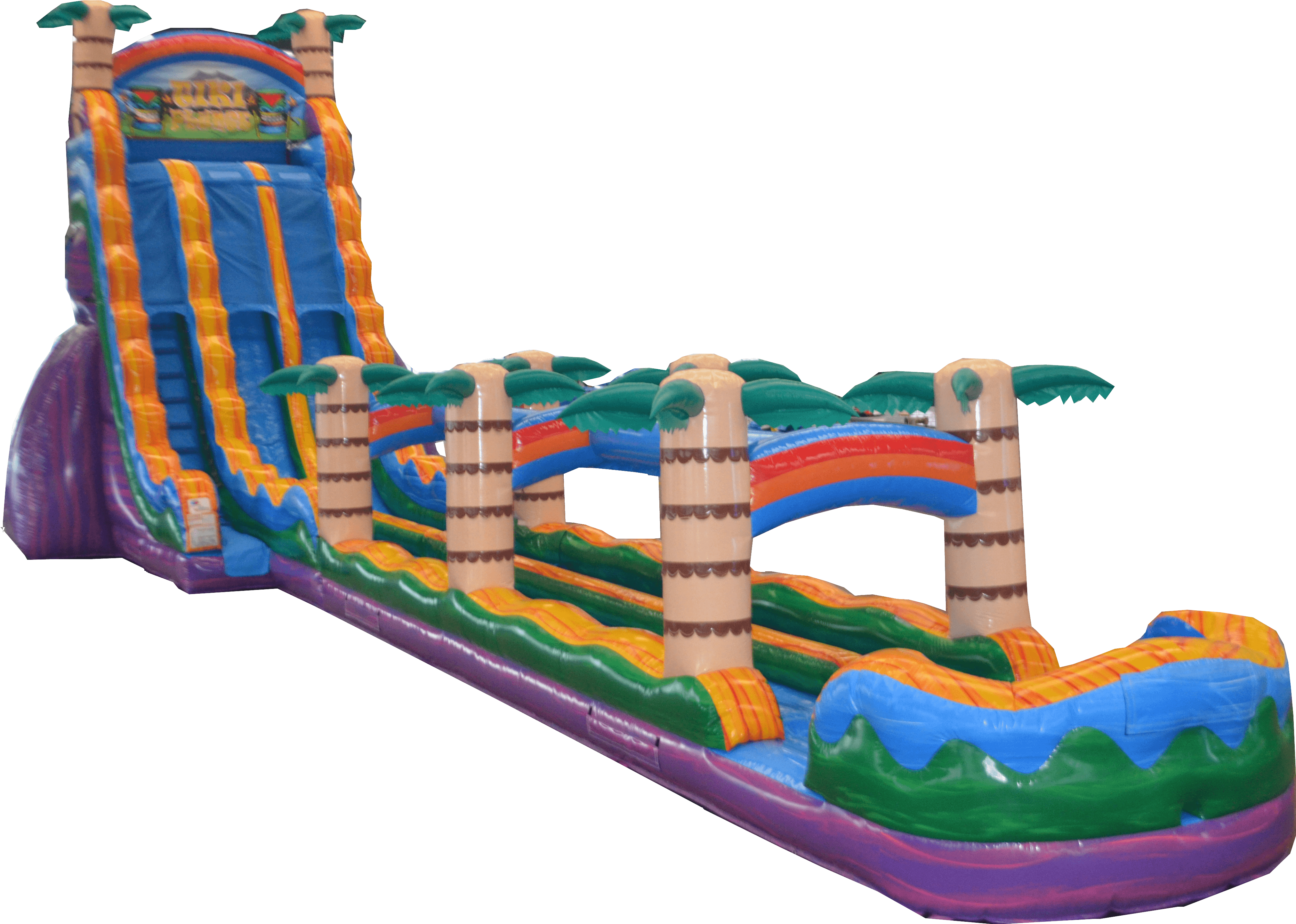 Colorful Inflatable Water Slide