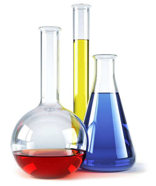 Colorful Laboratory Glassware