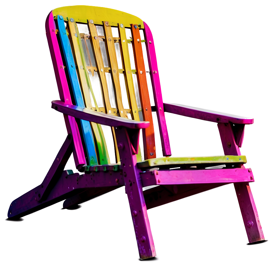 Colorful Lawn Chair Png 56