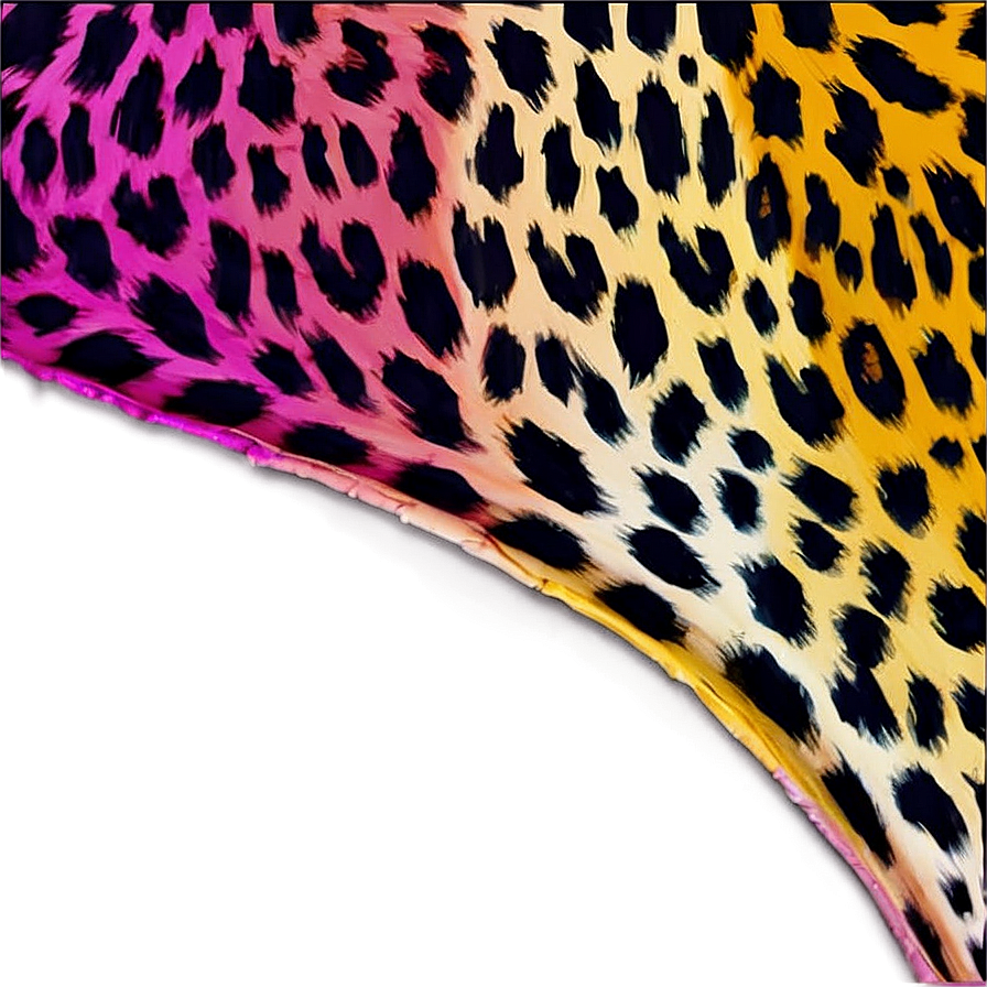 Colorful Leopard Pattern Png Vlq