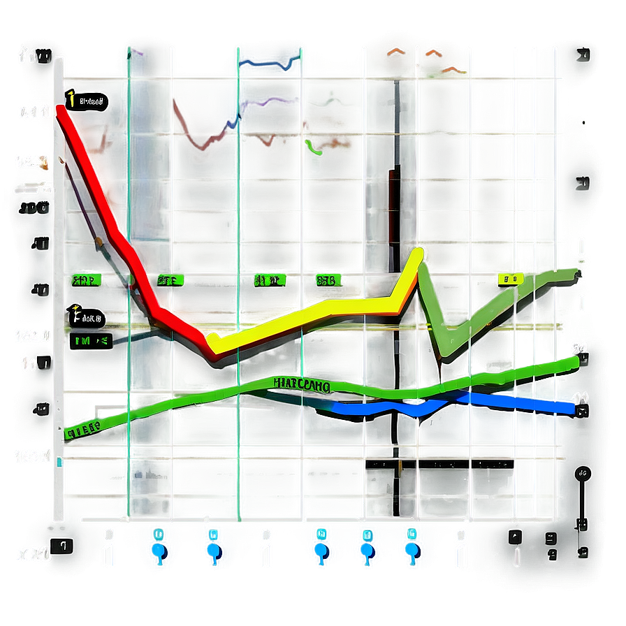 Colorful Line Chart Png Gqb