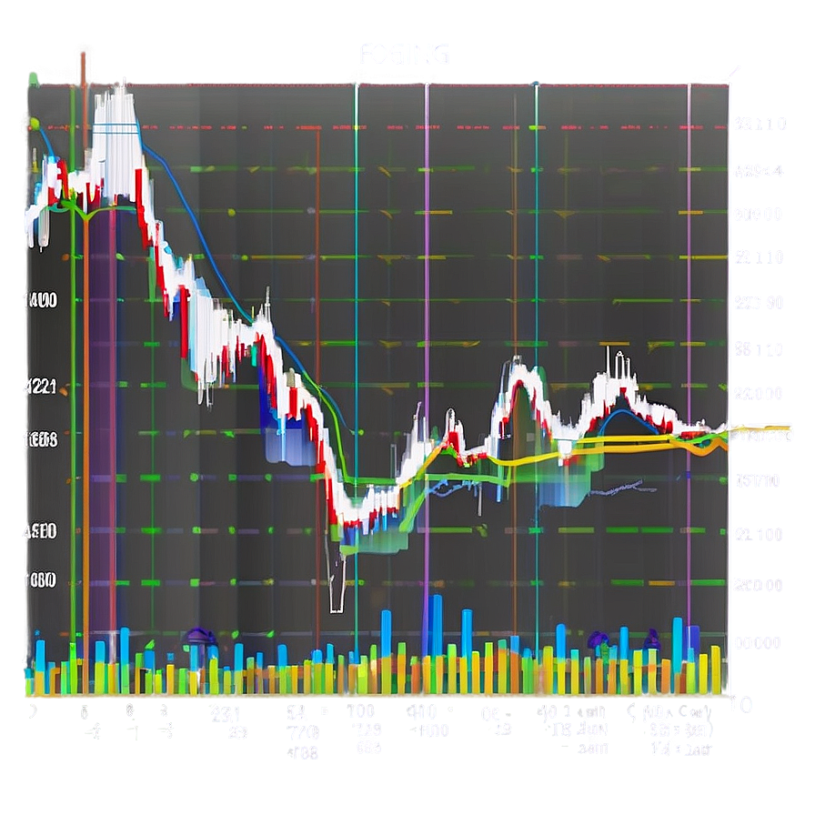 Colorful Line Chart Png Yrd