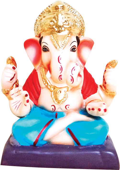 Colorful Lord Ganesh Statue