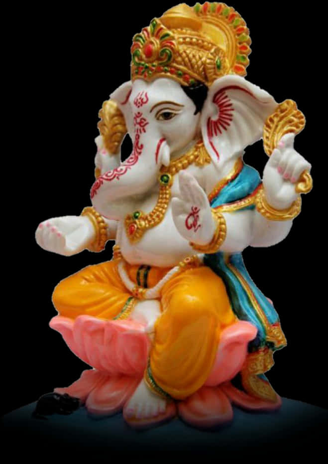 Colorful Lord Ganesha Statue