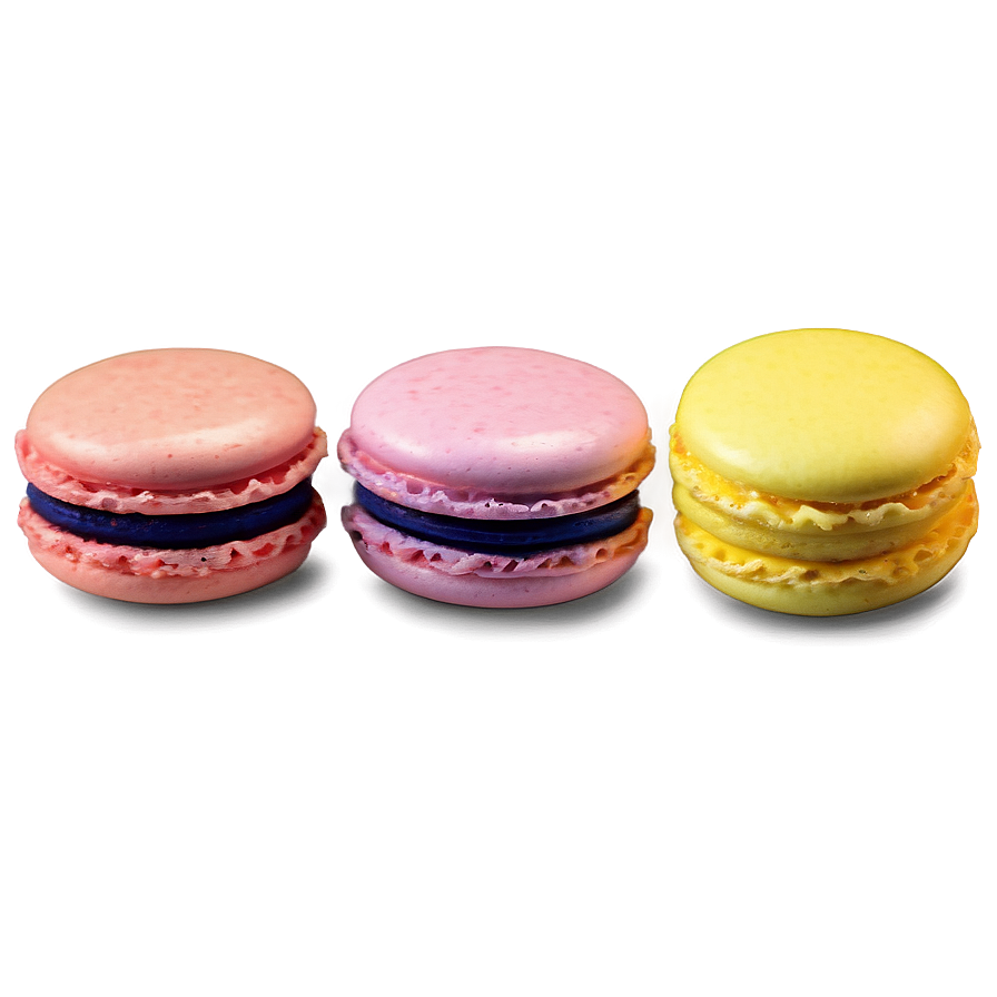 Colorful Macaron Set Png Fnt