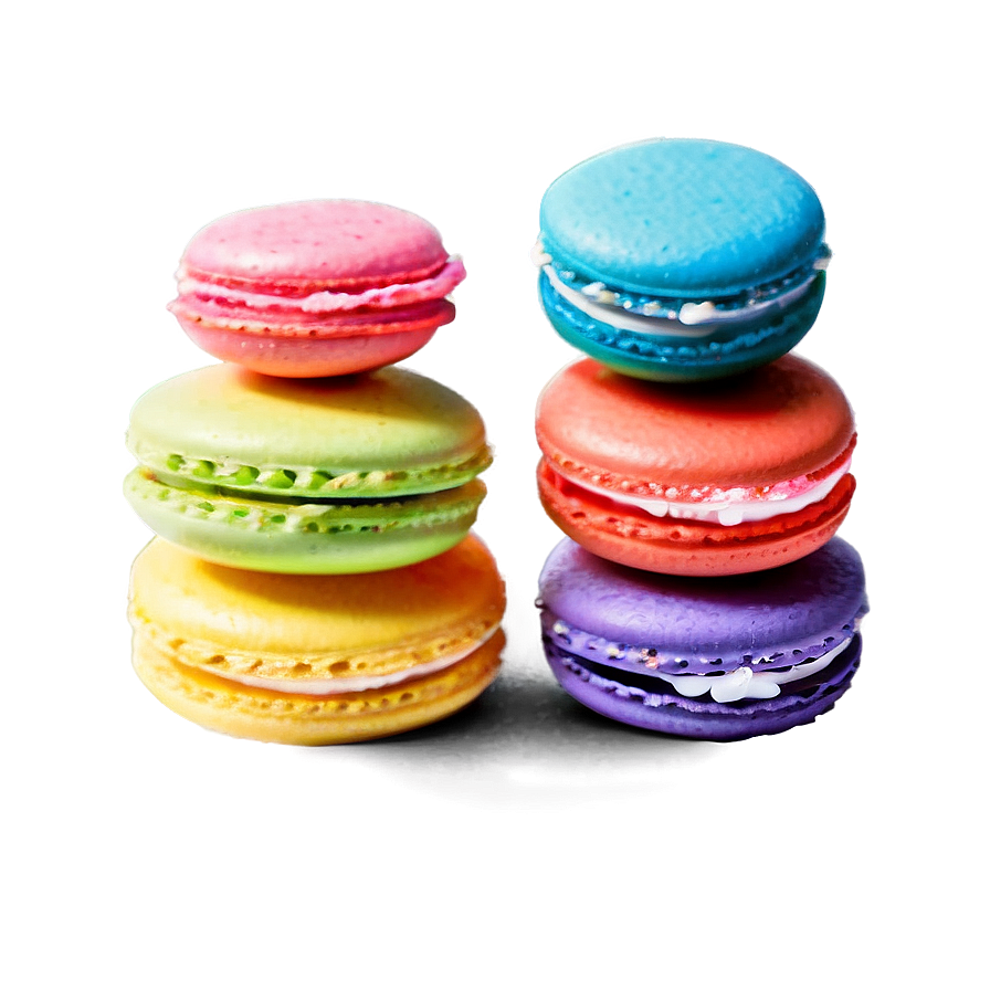 Colorful Macaron Set Png Ykc