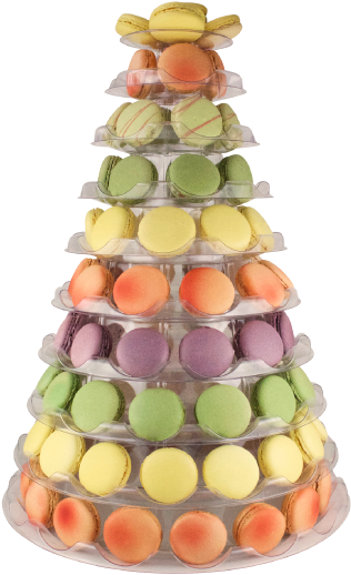 Colorful Macaron Tower Display.png