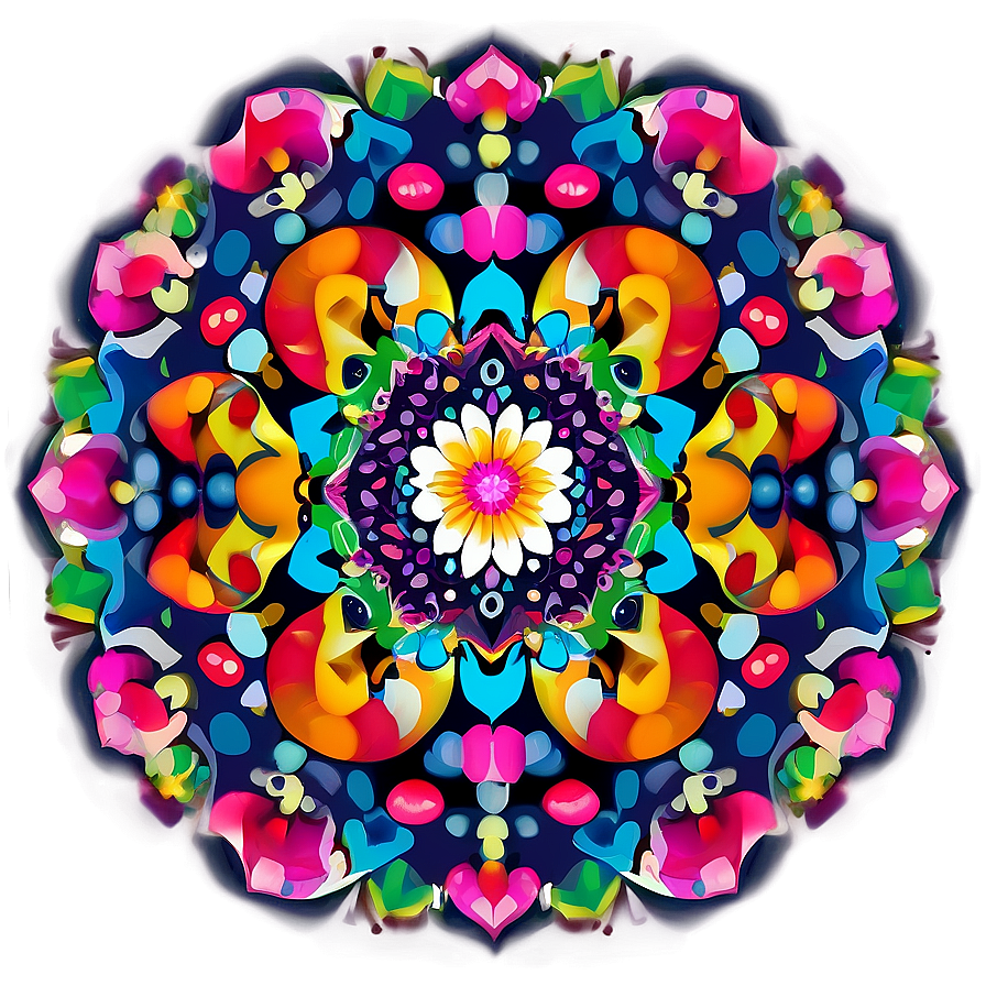 Colorful Mandala Illustration Png 06112024