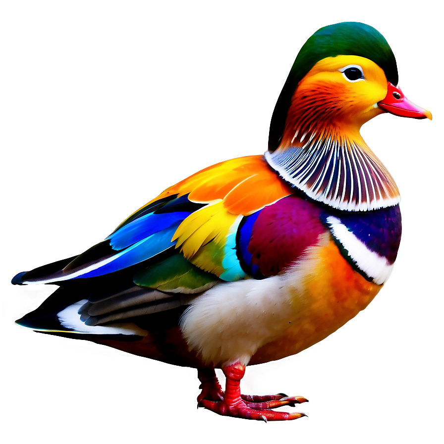 Colorful Mandarin Ducks Png Spy