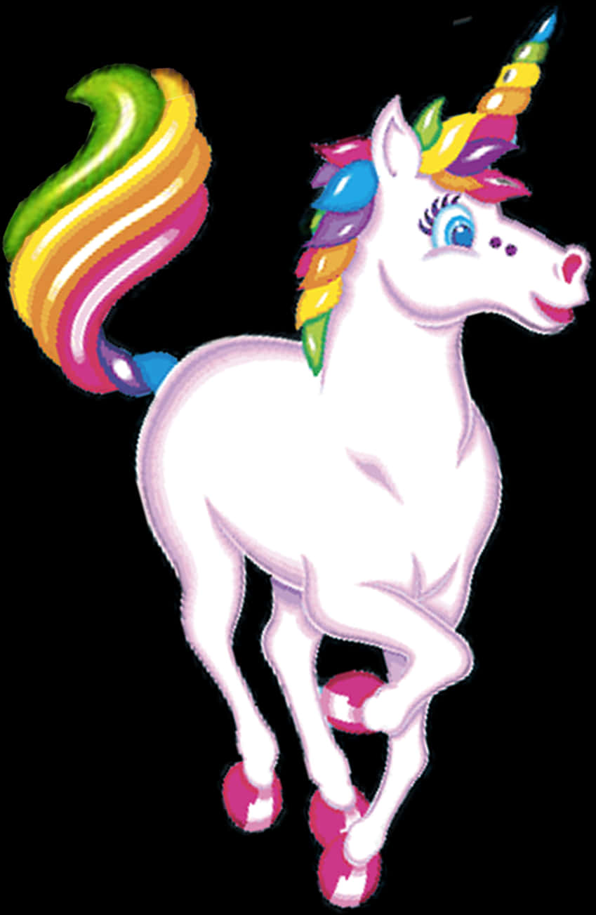 Colorful Maned Unicorn