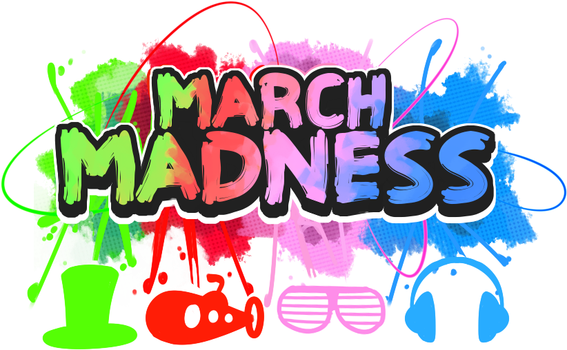 Colorful March Madness Graffiti Style