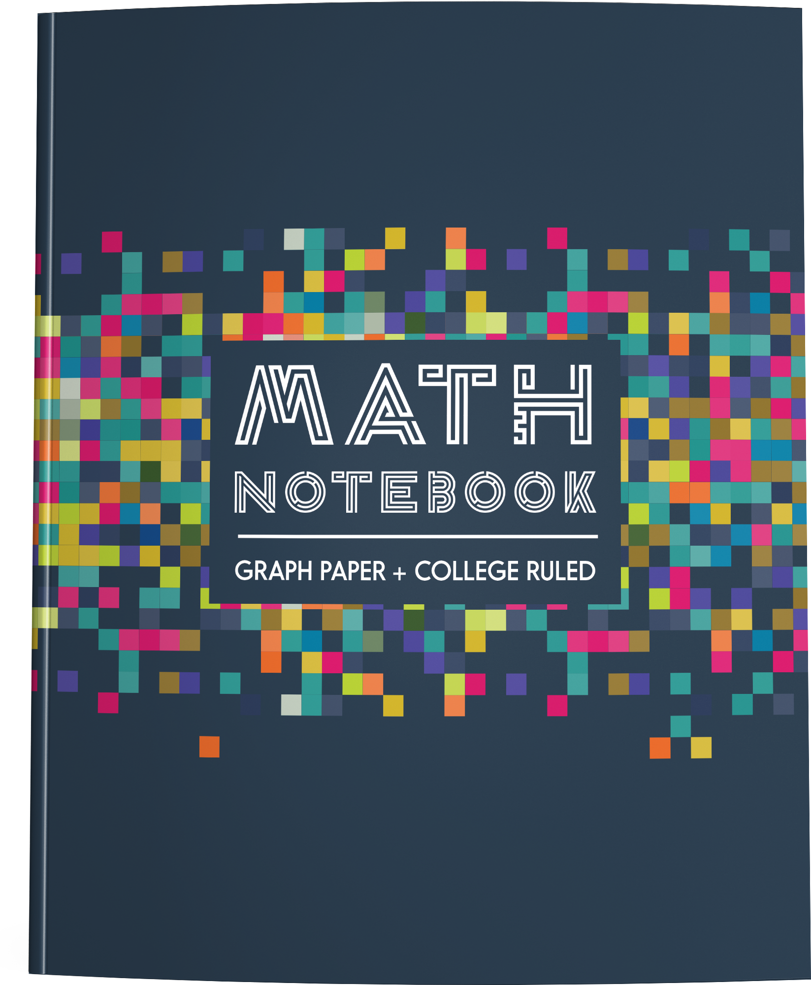 Colorful Math Notebook Cover