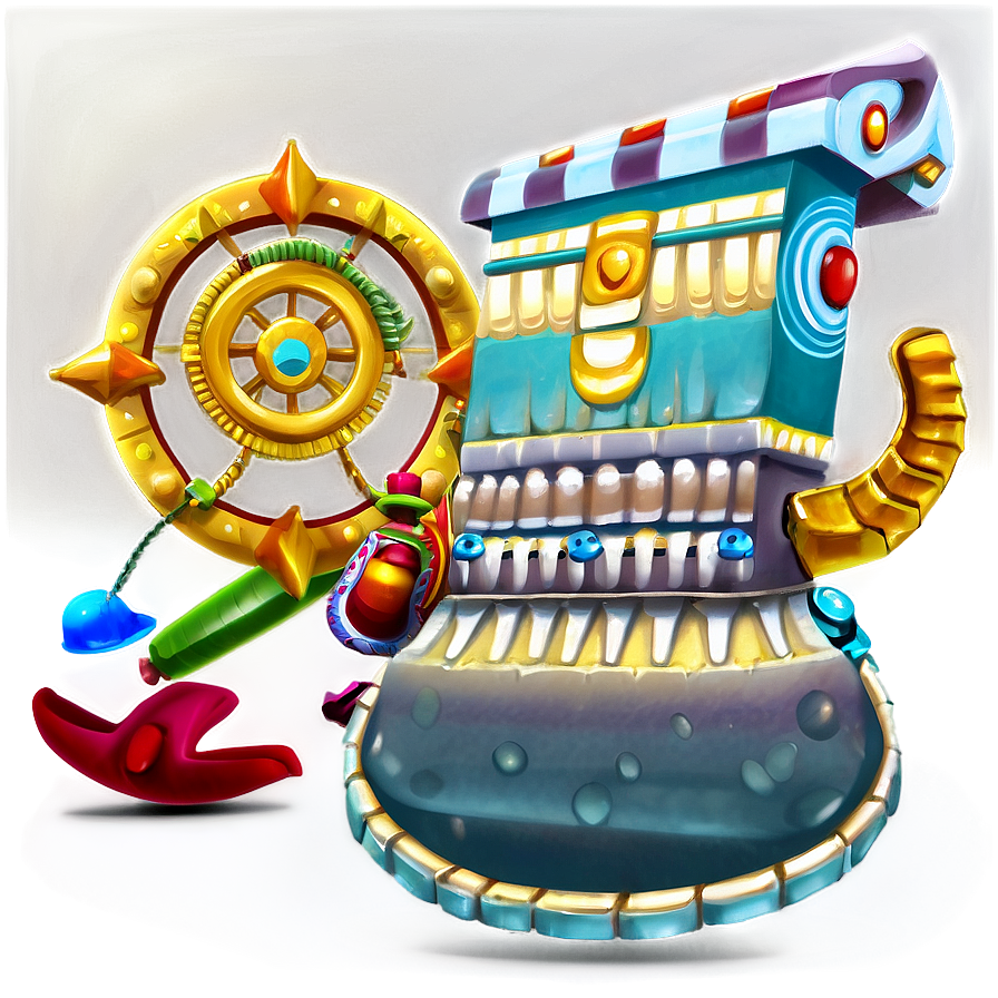 Colorful_ Mayan_ Inspired_ Robot