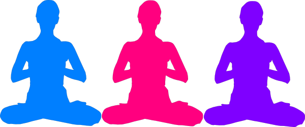 Colorful_ Meditation_ Silhouettes