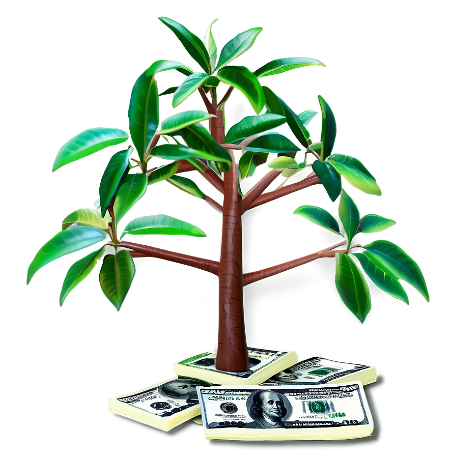 Colorful Money Tree Png 06272024