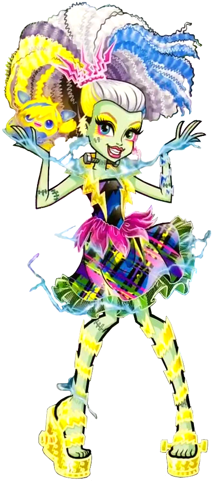 Colorful Monster High Character