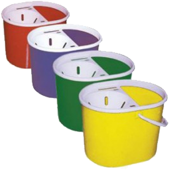 Colorful Mop Buckets