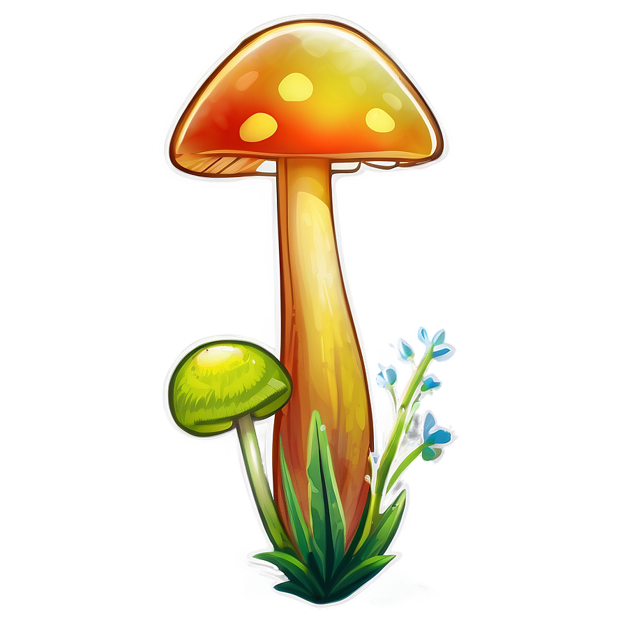 Colorful Mushroom Png 20