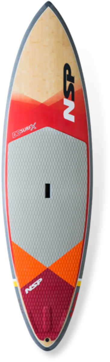 Colorful N S P Surfboard Standing