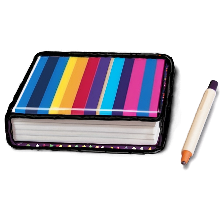 Colorful Notebook Png 66