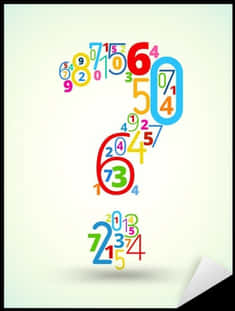 Colorful Numbers Question Mark