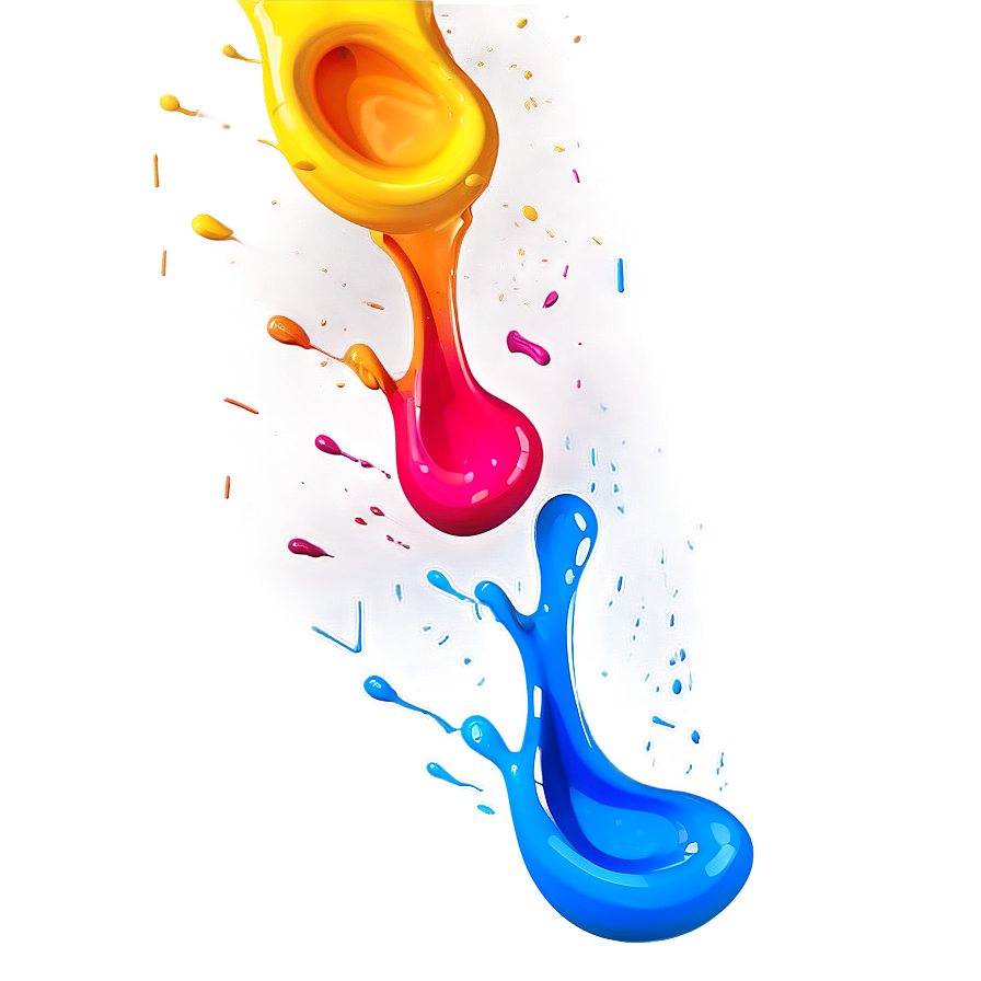 Colorful Paint Splash Png Htm26