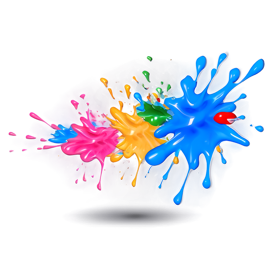 Colorful Paint Splash Png Wkm