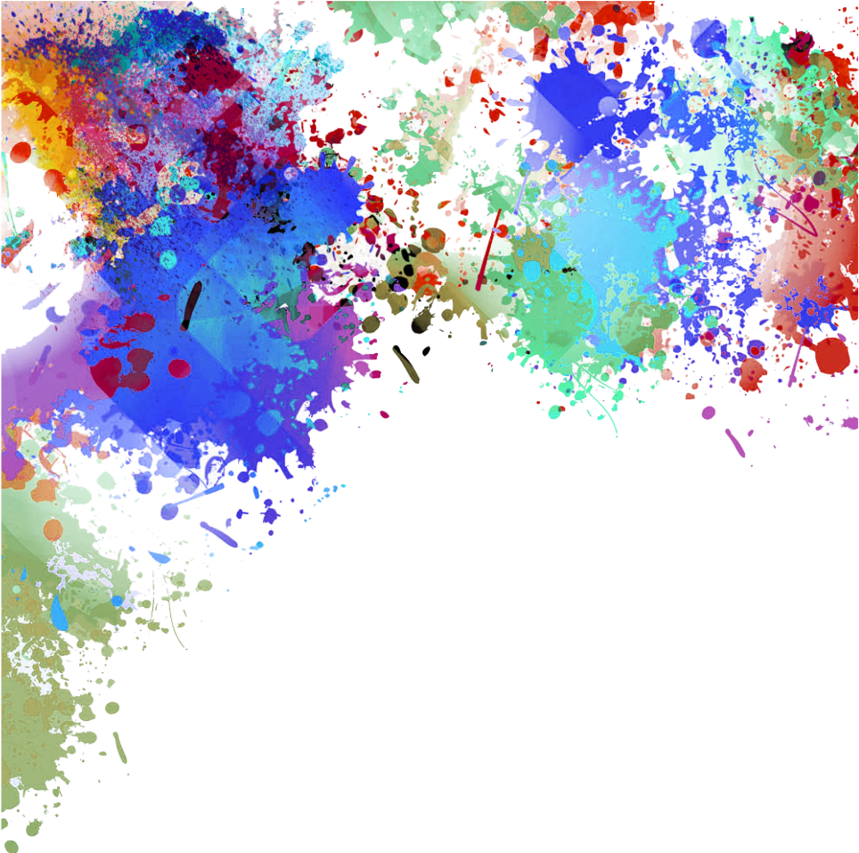 Colorful Paint Splatter Background