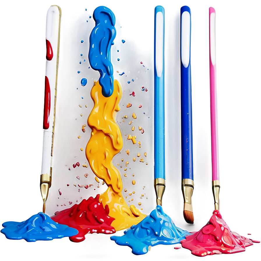 Colorful Paint Streak Png Ijd26