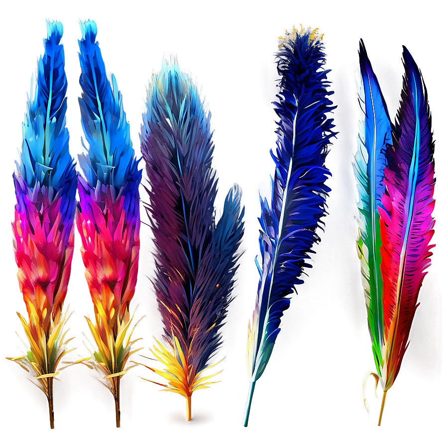 Colorful Pampas Mix Png Dea37