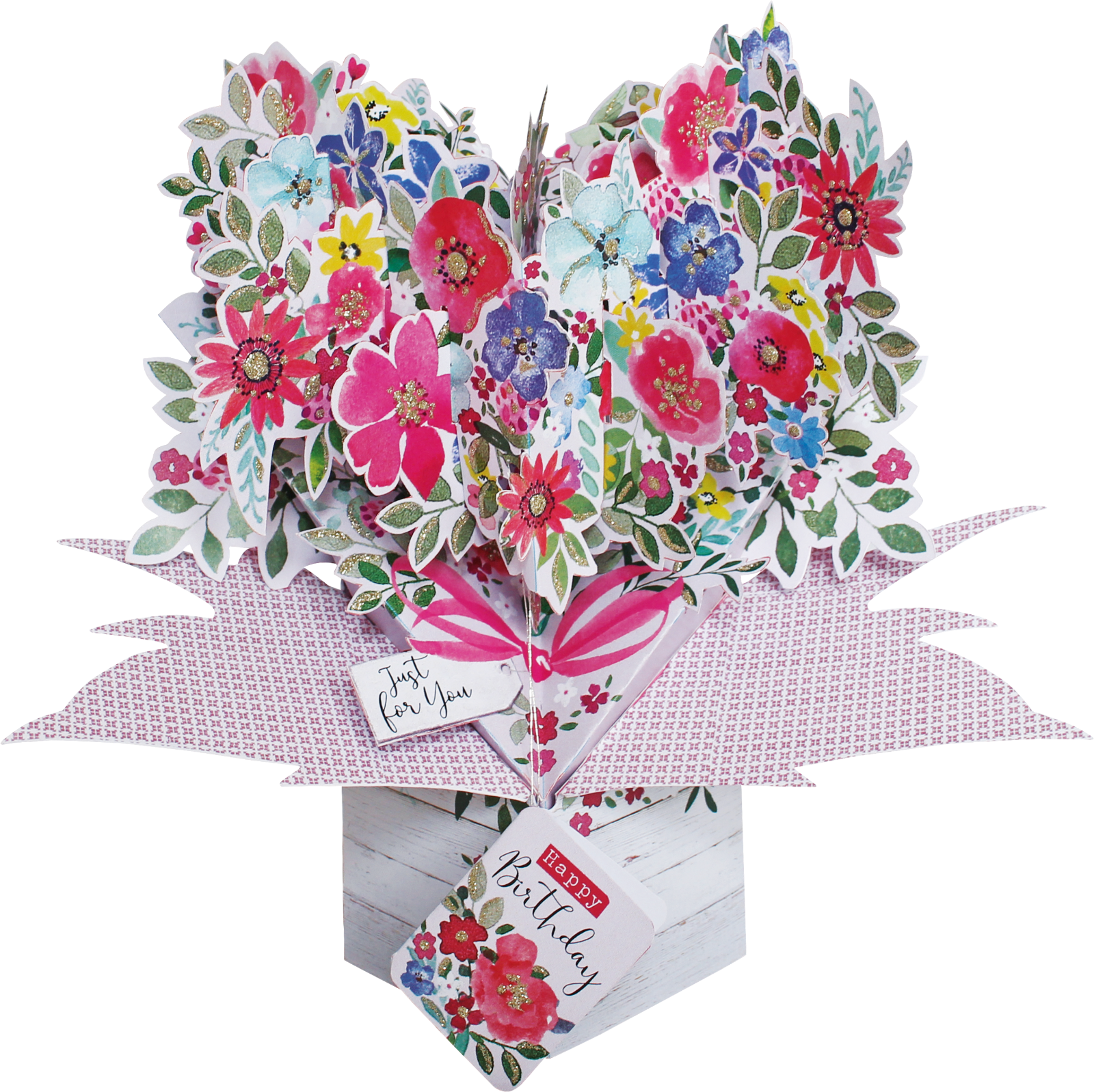 Colorful Paper Flower Birthday Bouquet