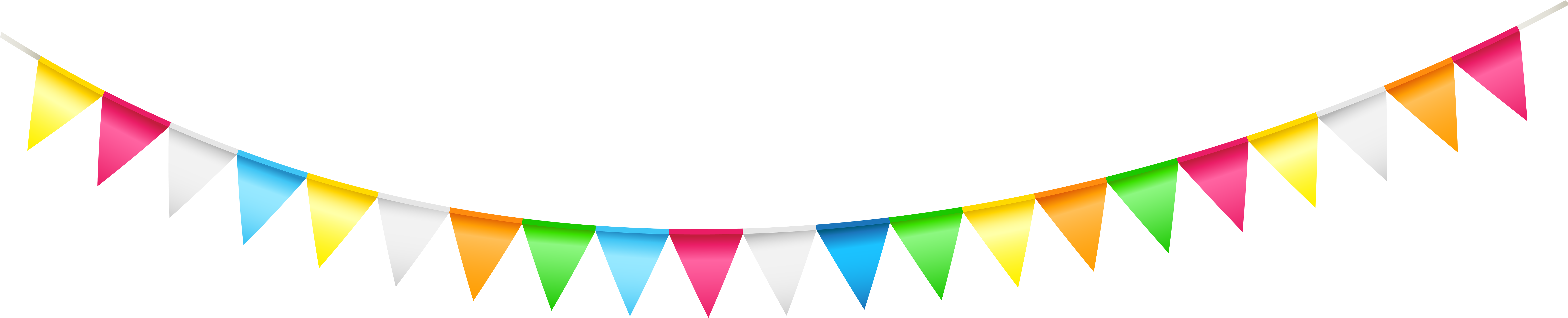 Colorful Party Bunting Banner