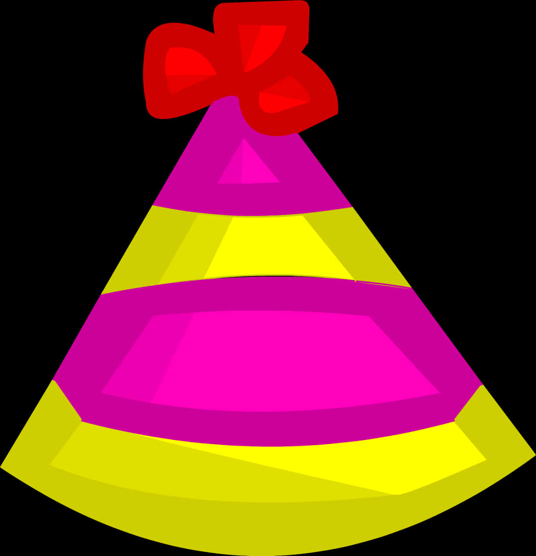 Colorful Party Hat Illustration